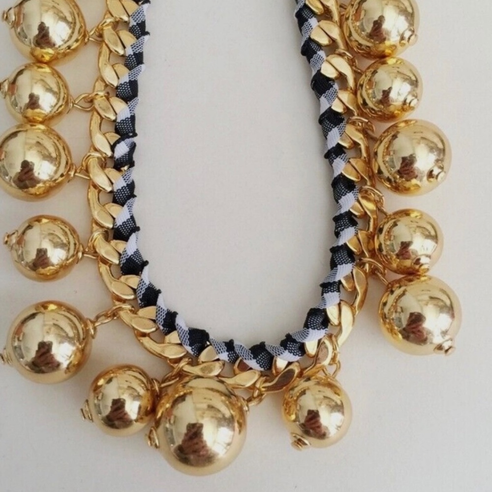 Kate Spade Pretty Pearly Crew Necklace Golden Beads - Picture 4 of 9